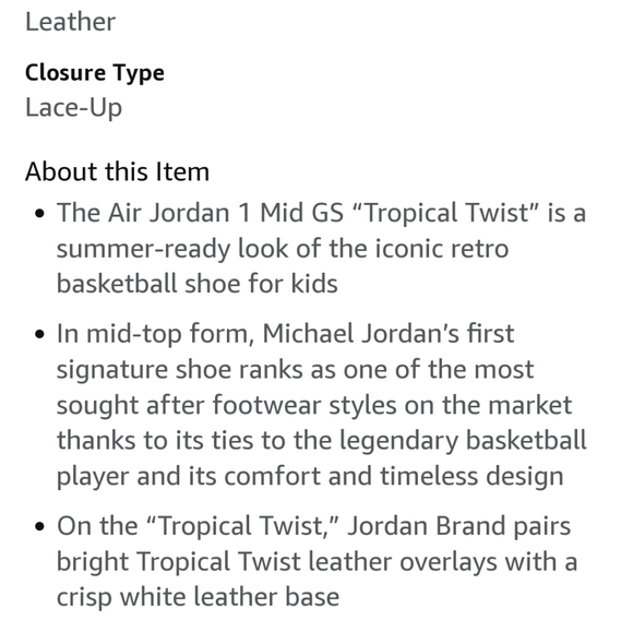 NWOT Men's Jordan 1 Mid Tropical Twist Igloo - Picture 8 of 9